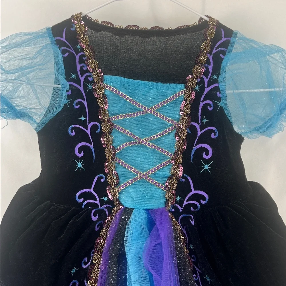 Girl’s Costume Fairy Princess -Size 2T/3T - glitter, Sequins Purple, Black, Blue